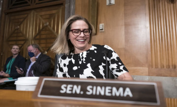 Kyrsten Sinema delivers Democrats agenda bill